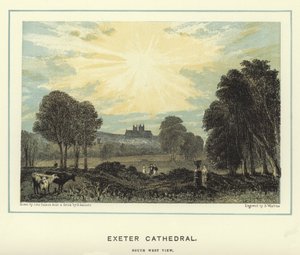 Exeter Kathedraal, zuidwest uitzicht