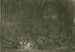 Sint-Paulus omgebouwd tot een pesthuis door John Franklin