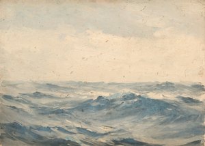 Zeegezicht, ca. 1900 door John Fraser