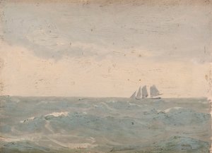 Zeegezicht, ca. 1900 door John Fraser