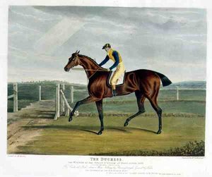The Duchess, winnaar van de Great St. Leger in Doncaster door John Frederick Herring Snr