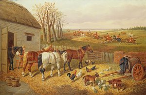 Een drukke boerderij