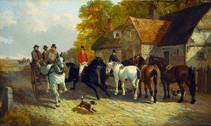 Op weg naar de Barnet Fair door John Frederick Herring Junior