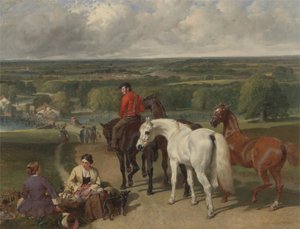 Oefening van de koninklijke paarden, 1847-55 door John Frederick Herring Senior