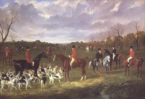 De ontmoeting van de East Suffolk Hounds in Chippenham Park door John Frederick Herring Senior
