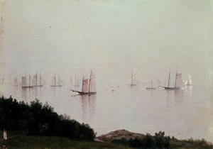 Een middag in Newport door John Frederick Kensett