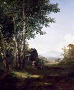 Een Zicht op Mansfield Mountain, 1849