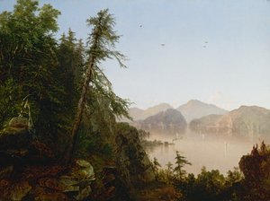 Langs de Hudson door John Frederick Kensett