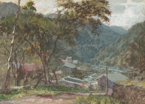 Ingang van Kauterskill Clove door John Frederick Kensett
