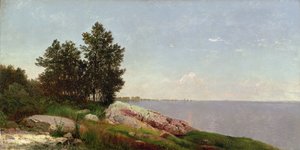 Long Island Sound bij Darien door John Frederick Kensett