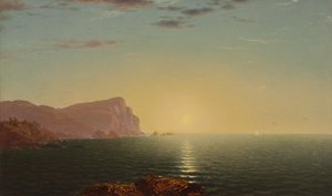 Zonsopgang in New England, c.1863 door John Frederick Kensett
