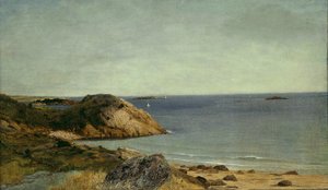 Rotsachtige kust, c.1860