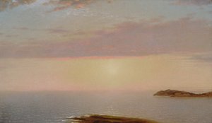 Zonsondergang, 1872 door John Frederick Kensett