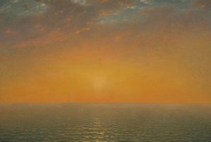 Zonsondergang op Zee