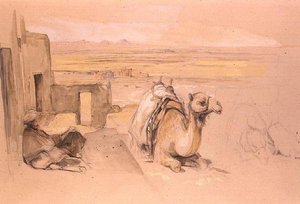 Kameel, West Thebe door John Frederick Lewis