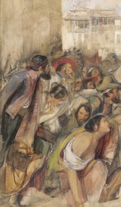 Studie voor de proclamatie van Don Carlos, ca. 1834-28