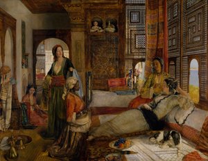 De Harem, 1876 door John Frederick Lewis