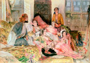 De Harem, ca. 1850 door John Frederick Lewis