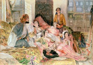 Het Harem door John Frederick Lewis