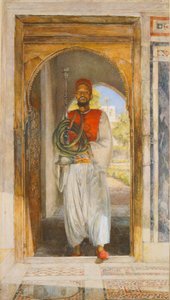 De pijpendrager, 1859 door John Frederick Lewis