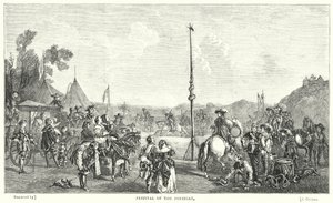 Festival van de papegaai (gravure)