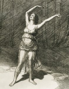 Isadora Duncan door John French Sloan