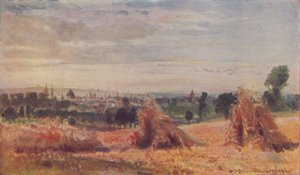 Een verre blik op Oxford, 1910 door John Fulleylove