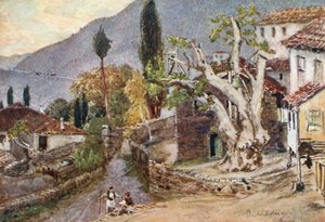 Andritsaena. De rustplaats voor de Tempel van Apollo bij Bassae