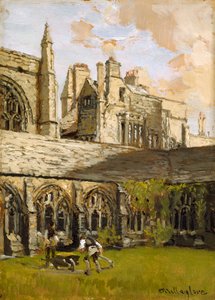 Kloosters bij New College, Oxford, eind 19e eeuw