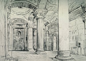 Jeruzalem - Het Interieur van de Gouden of Mooie Poort, 1902