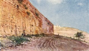 Jeruzalem, De Drievoudige Poort van het Tempelgebied door John Fulleylove