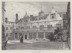 Knole House, De Stenen Hof door John Fulleylove