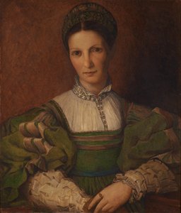 Portret van een dame, naar Sebastiano Del Piombo