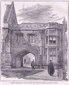 De tekenkamer en slaapkamer van Koningin Henrietta, Merton College, Oxford