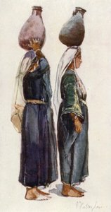Studies van Syrische boerinnen door John Fulleylove