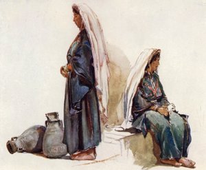 Studies van Syrische boerinnen door John Fulleylove