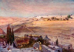 Zonsopgang vanaf de Olijfberg, 1902