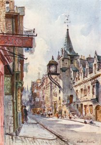 De Canongate Tolbooth, kijkend naar het westen door John Fulleylove