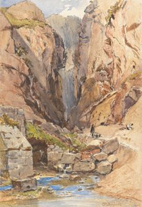 De Castalische bron, Delphi door John Fulleylove