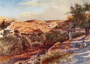 De bovenvallei van de Kidron, kijkend naar het zuiden, 1902