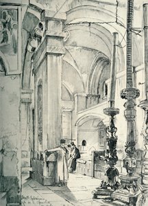 De Vestibule van de Kerk van het Heilig Graf, 1902