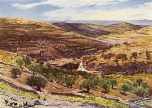 Vallei van Hinnom, met Heuvel van Overtreding door John Fulleylove