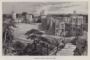 Warwick Castle, vanaf de Donjon door John Fulleylove
