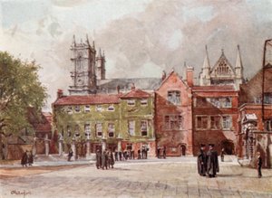 Westminster Abbey, vanaf Westminster School door John Fulleylove