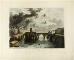 Parijs, Le Pont-au-Change door John Gendall