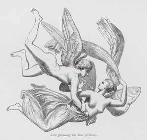 Liefde die de ziel achtervolgt (gravure)