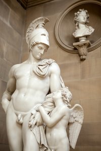 Mars ingehouden door Cupido