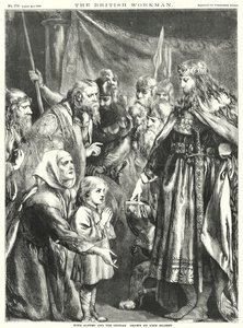 Koning Alfred en de Wees door John Gilbert