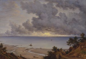 Sandown Bay, van bij Shanklin Chine, Isle of Wight door John Glover
