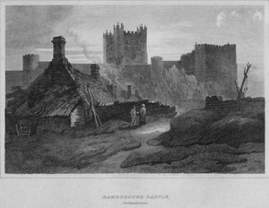 Bamborough Castle, Northumberland, 1814